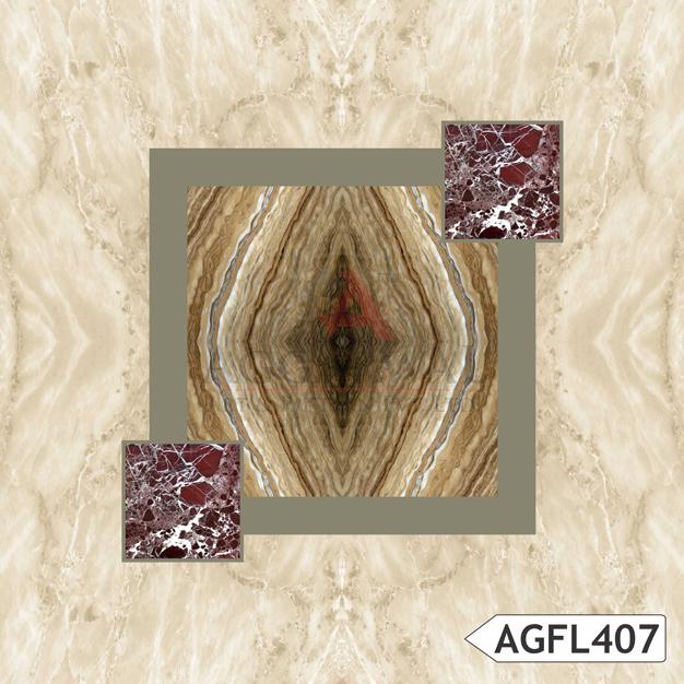 Diamond pattern in beige and burgundy