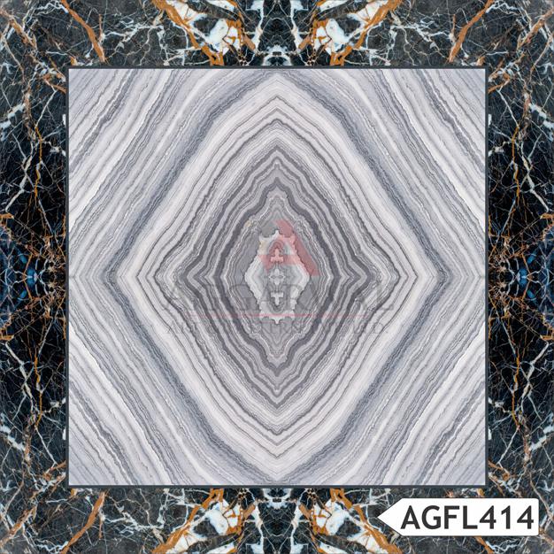 Gray diamond marble pattern