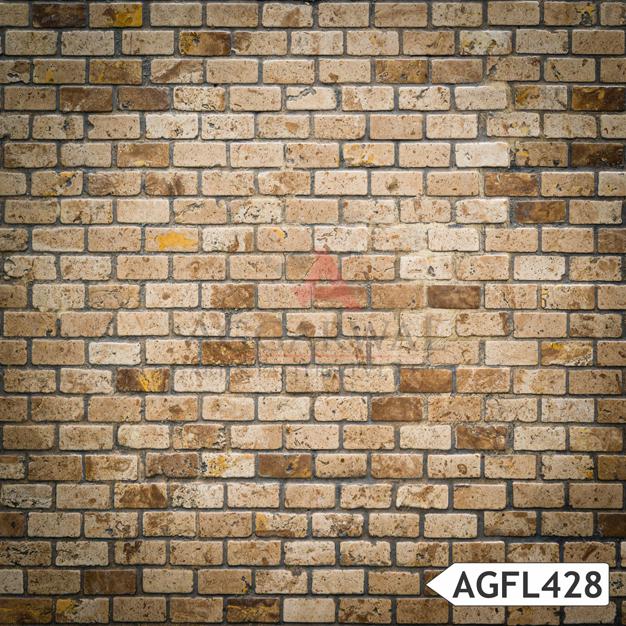 Vintage brick pattern flooring